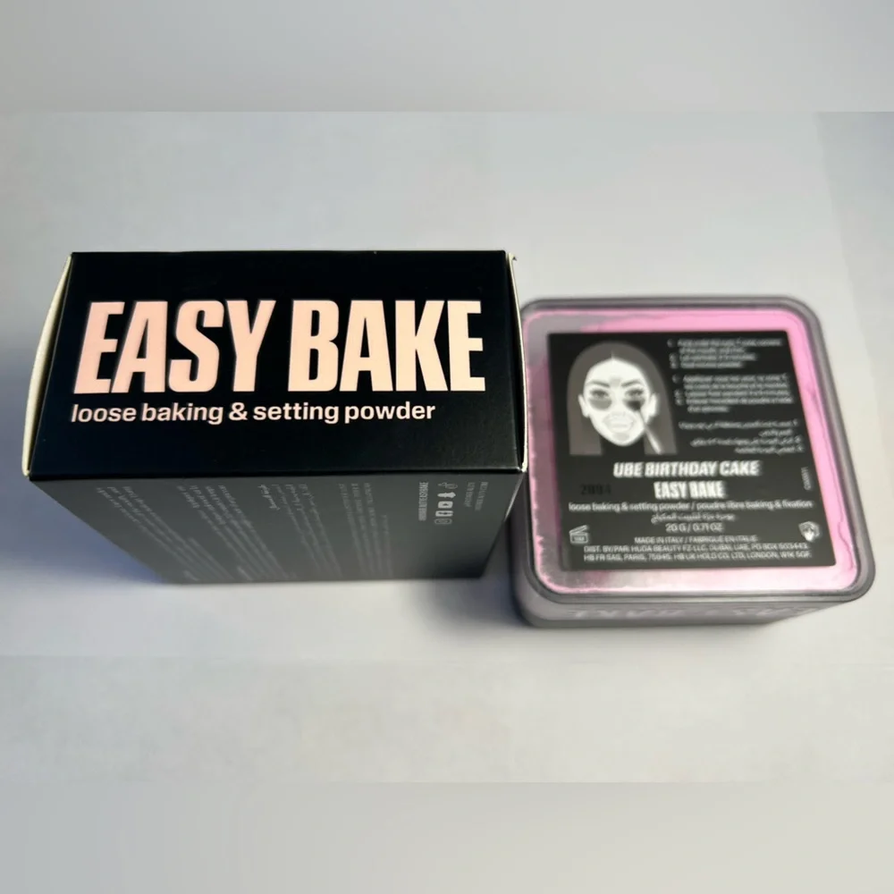 NWT🌷HUDA Easy Bake Blurring Loose Baking & Setting Powder in Ube Birthday Cake